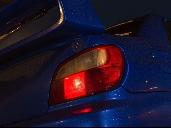 2003 Subaru Impreza II Рестайлинг 1, синий, 950000 рублей - вид 8