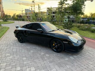 2004 Porsche 911 Turbo V (996) Рестайлинг, чёрный, 8000000 рублей, вид 1