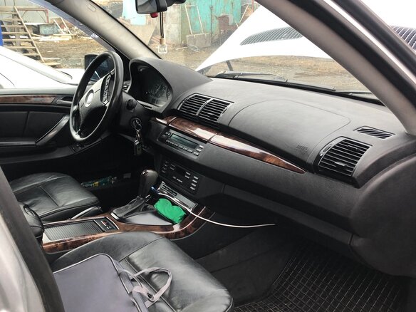 2004 BMW X5 3.0i I (E53) Рестайлинг, серебристый, 950000 рублей - вид 10