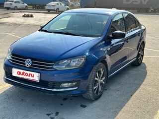 2019 Volkswagen Polo V Рестайлинг, белый, 857000 рублей, вид 2