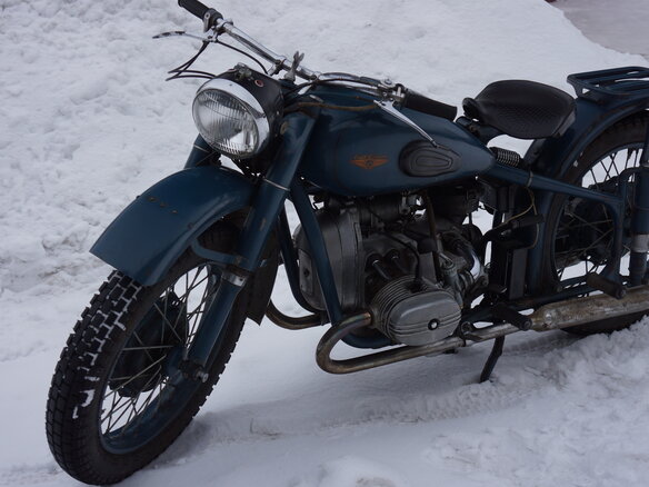 1960 Урал M-61, синий - вид 13