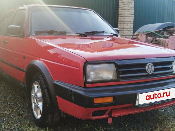 1991 Volkswagen Jetta II, красный, 70000 рублей - вид 3
