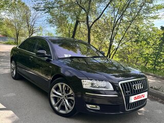2008 Audi A8 Long II (D3) Рестайлинг 2, коричневый, 1850000 рублей, вид 4