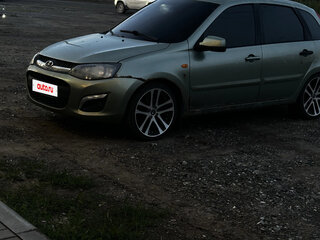 2013 Lada (ВАЗ) Kalina II, зелёный, 270000 рублей, вид 4