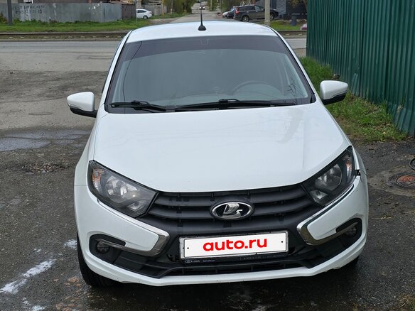 2019 Lada (ВАЗ) Granta I Рестайлинг, белый, 630000 рублей