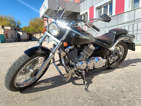 1999 Yamaha XVS400 Drag Star, чёрный, 330000 рублей - вид 16