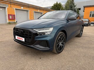 2021 Audi Q8 45 TDI I (4M), синий, 9348000 рублей, вид 3