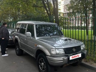 2001 Hyundai Galloper II, серебристый, 600000 рублей, вид 1
