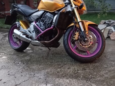 2008 Honda CB 600F Hornet, золотистый, 520000 рублей, вид 4