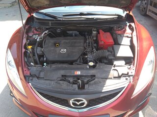 2010 Mazda 6 II (GH) Рестайлинг, красный, 840000 рублей, вид 4