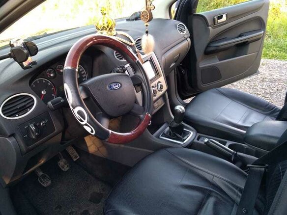 2006 Ford Focus II, чёрный - вид 3