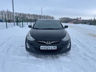 2014 Hyundai Elantra V (MD) Рестайлинг, чёрный, 1200000 рублей, вид 3