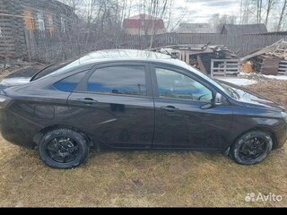 2021 Lada (ВАЗ) Vesta I, чёрный, 1100000 рублей, вид 4