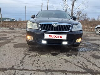 2013 Skoda Octavia II (A5) Рестайлинг, чёрный, 570000 рублей, вид 2
