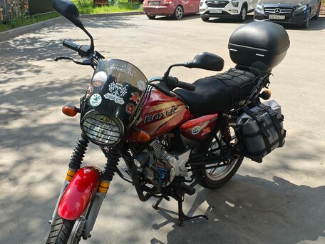 2019 Bajaj Boxer BM 150, красный, 125000 рублей, вид 1