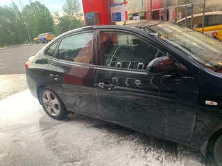 2007 Hyundai Elantra IV (HD), чёрный, 470000 рублей, вид 4