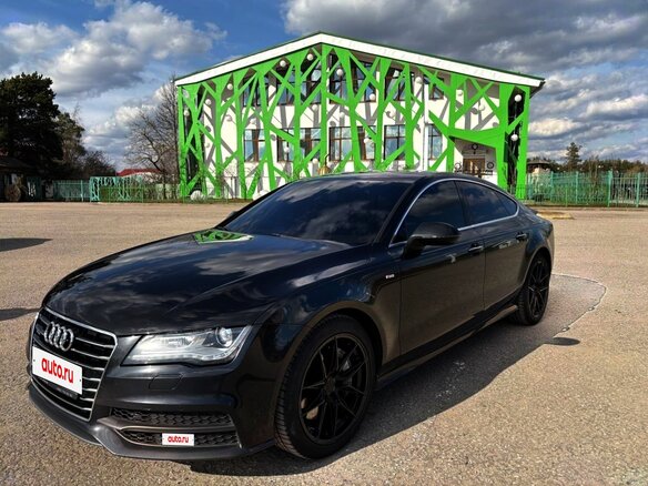 2014 Audi A7 I (4G), чёрный, 2300000 рублей - вид 8