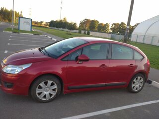 2010 Citroen C4 I Рестайлинг, красный, 400000 рублей, вид 4