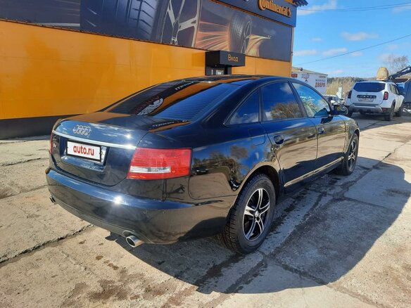2005 Audi A6 III (C6), чёрный - вид 4