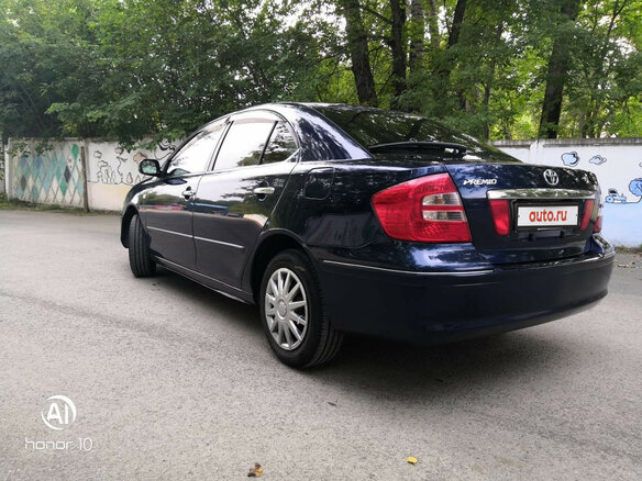 2005 Toyota Premio I (T24) Рестайлинг, синий - вид 3