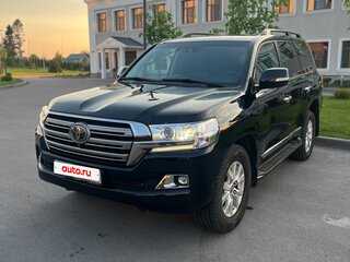 2016 Toyota Land Cruiser 200 Series Рестайлинг 2, чёрный, 6975000 рублей, вид 2