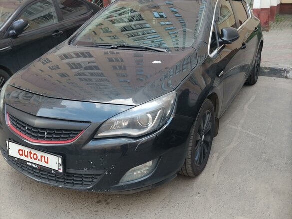 2010 Opel Astra J, чёрный, 630000 рублей