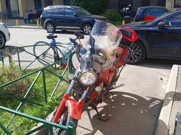 1994 Honda CB 400 Super Four, красный, 220000 рублей - вид 2