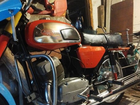 1974 Jawa 350/634, красный, 250000 рублей, вид 4