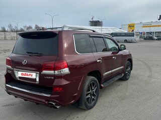 2012 Lexus LX 570 III Рестайлинг, пурпурный, 4599999 рублей, вид 4