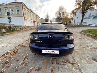 2008 Mazda 3 4-speed I (BK) Рестайлинг, синий, 590000 рублей, вид 4