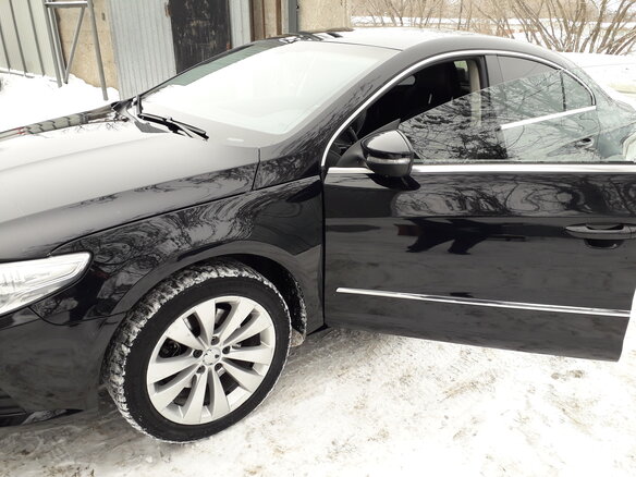 2010 Volkswagen Passat CC I, чёрный - вид 1