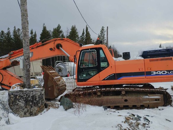 2010 Doosan DX340LCA, оранжевый, 3200000 рублей