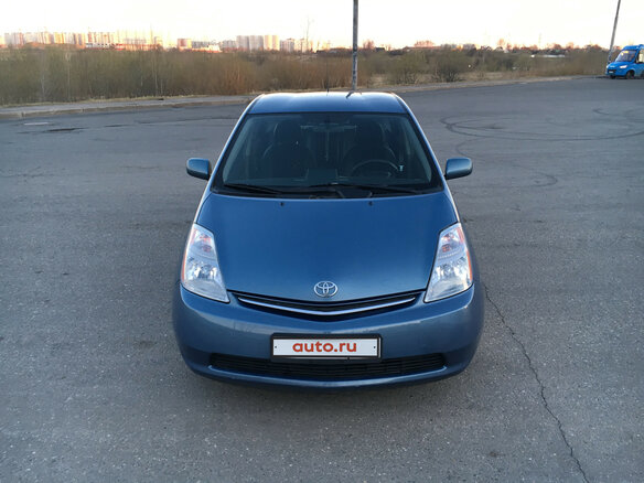 2007 Toyota Prius II (XW20), голубой - вид 2