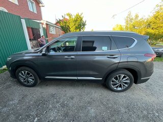 2019 Hyundai Santa Fe IV, серый, 3500000 рублей, вид 4