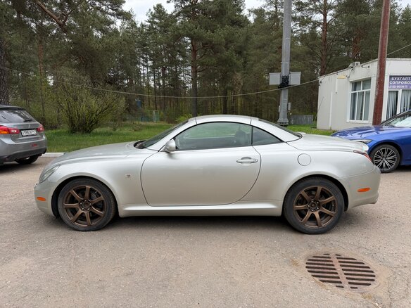 2004 Lexus SC 430 II, серебристый - вид 3