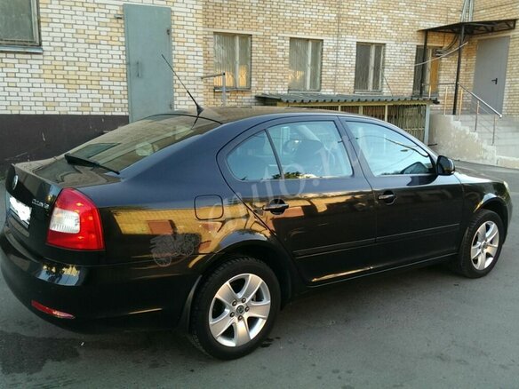 2011 Skoda Octavia II (A5) Рестайлинг, чёрный - вид 7