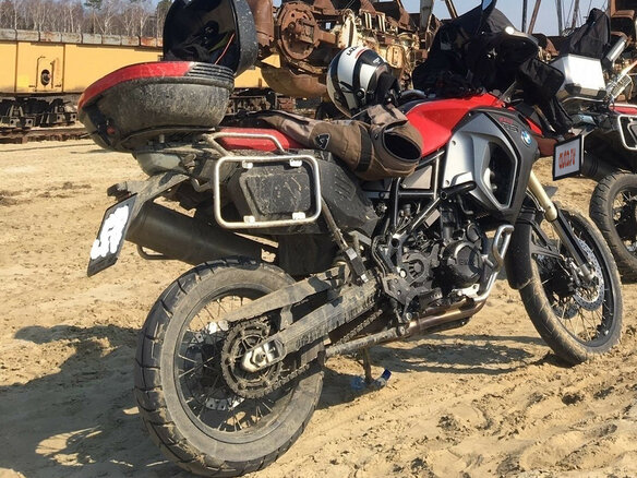 2014 BMW F 800 GS, красный