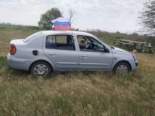 2003 Renault Symbol I Рестайлинг, серый, 250000 рублей, вид 4
