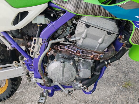 1997 Kawasaki KLX 250, зелёный, 350000 рублей - вид 4