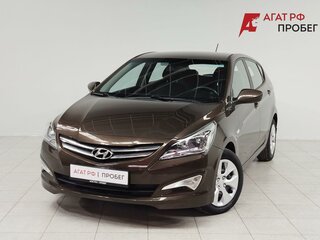 2015 Hyundai Solaris I Рестайлинг, коричневый, 1150000 рублей, вид 1