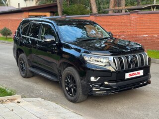 2018 Toyota Land Cruiser Prado 150 Series Рестайлинг 2, чёрный, 4850000 рублей, вид 2