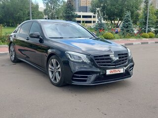 2017 Mercedes-Benz S-Класс 350 CDI BlueTEC Long 9G-TRONIC VI (W222, C217), чёрный, 3300000 рублей, вид 2