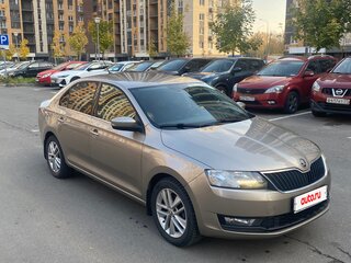 2017 Skoda Rapid I, бежевый, 1670000 рублей, вид 4