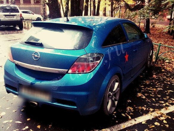 2008 Opel Astra OPC H, голубой - вид 4