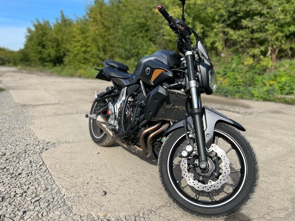 2014 Yamaha MT-07 (FZ-07), чёрный, 690000 рублей