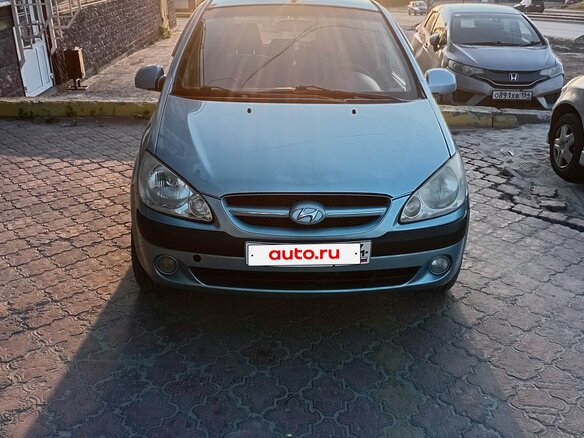2007 Hyundai Getz I Рестайлинг, голубой, 400000 рублей - вид 1
