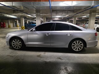 2016 Audi A6 IV (C7) Рестайлинг, серебристый, 2400000 рублей, вид 4