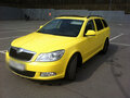 2011 Skoda Octavia II (A5) Рестайлинг, жёлтый