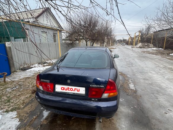 1995 Mitsubishi Carisma I, синий, 110000 рублей - вид 8