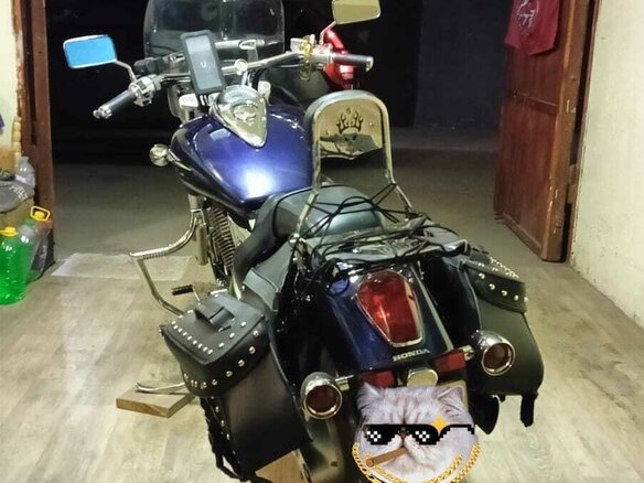 2007 Honda VTX 1300, синий, 720000 рублей - вид 5
